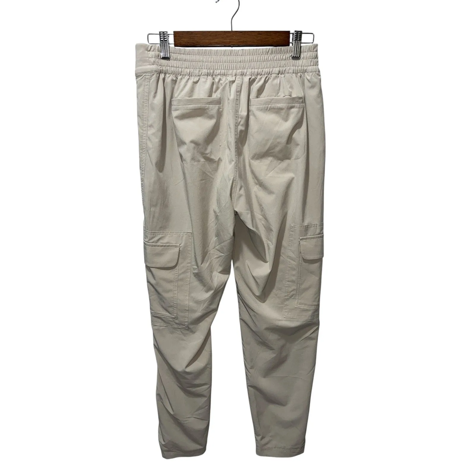 Athleta Chelsea Cargo Lined Pant Size 6 Abalone Grey City Pants Comfy - Image 4