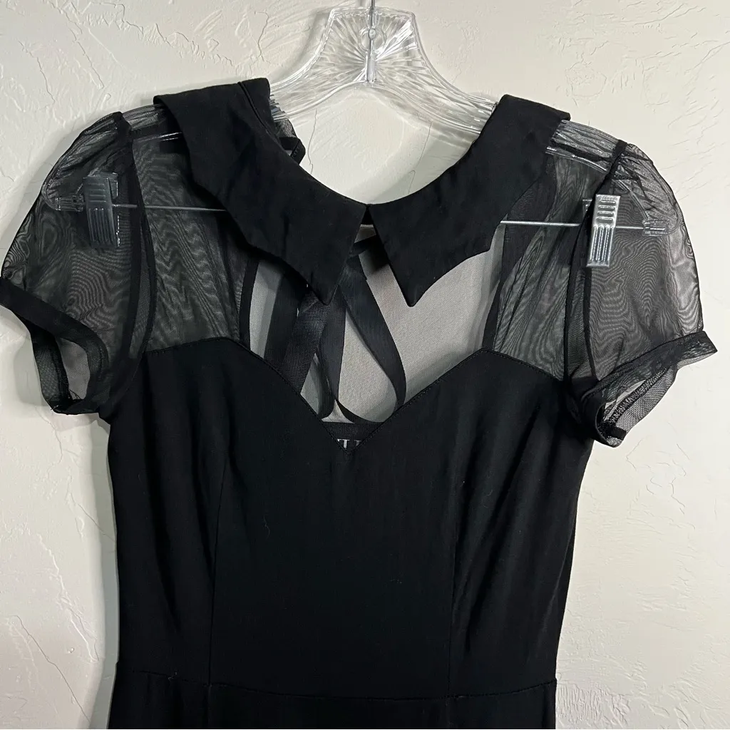 Killstar Vampyra Black Night Creature Gothic Dark Edgy Angel Skater Dress - Image 6