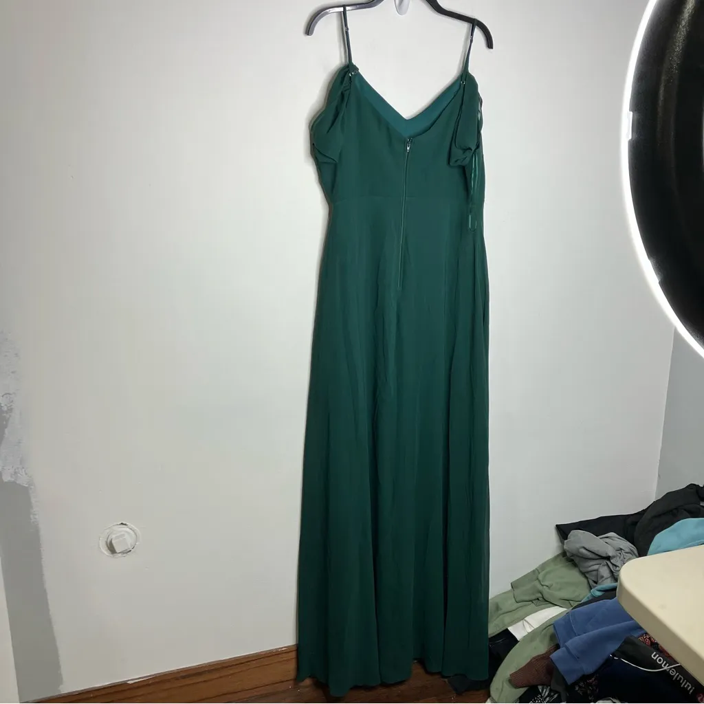 Birdie grey Devon convertible dress emerald green special Occasion women size XL - Image 8