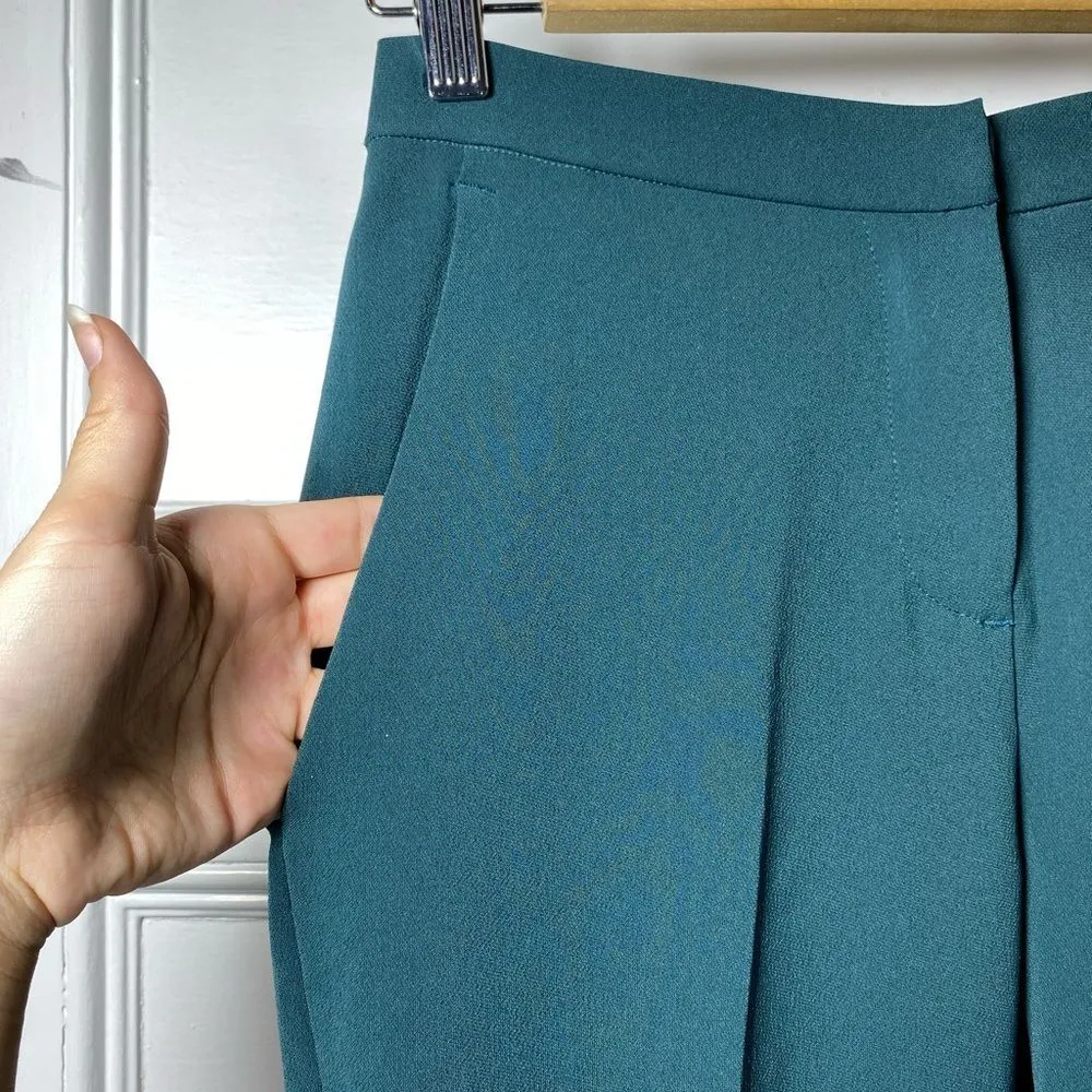 BROCHU WALKER The Westport Mid-Rise Straight Leg Pant in Forestry Green Sz XS - Image 5