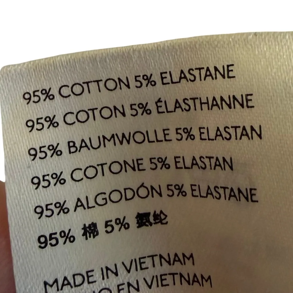 Free People Petra U-Neck Cotton Blend Crop Top Shirt Long Sleeve Size Small - Image 12