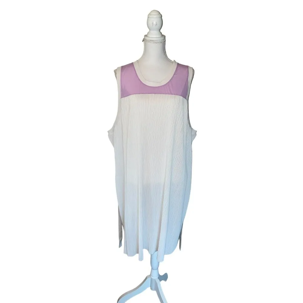 Jordan 23 Engineered Dress 3X NEW with defects Pleated Sleeveless Jumpman White - Image 3