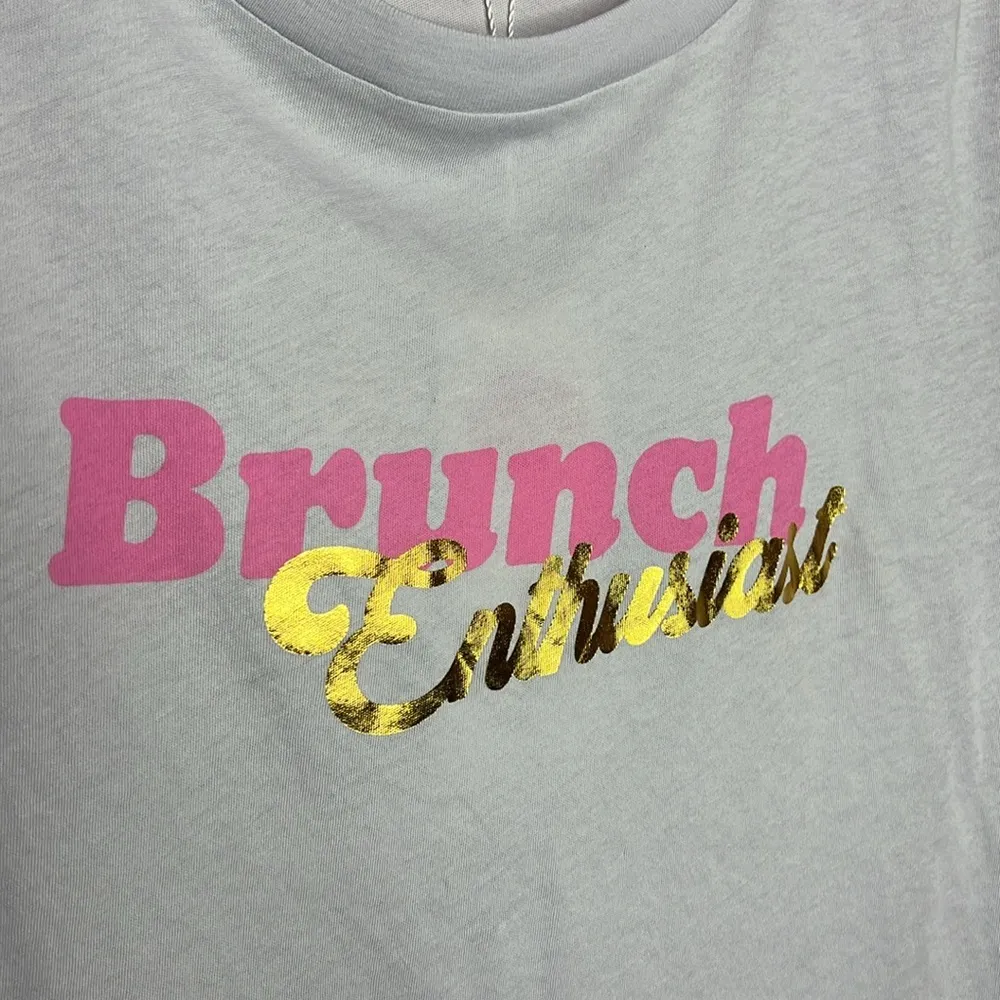 NWT Wildfox Brunch Enthusiast Purple T Shirt. Size M - Image 3