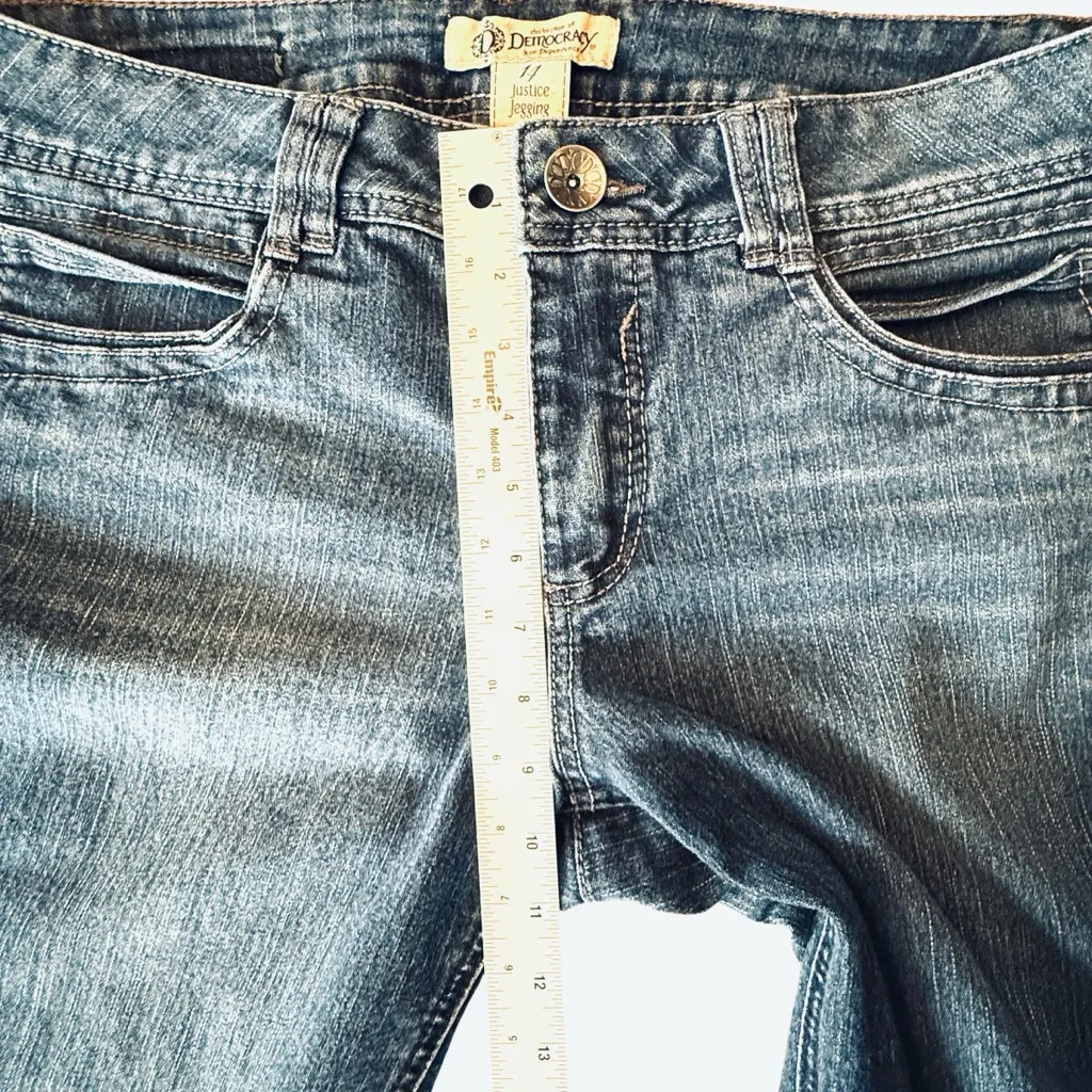 Democracy Justice Jeggings Women’s Size 14 Stretch Skinny Jeans Blue - Image 10