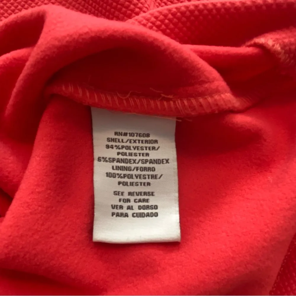 Karin Stevens Salmon Tangerine Belted Exposed Zipper Sleeveless Dress Size 10 - Image 12