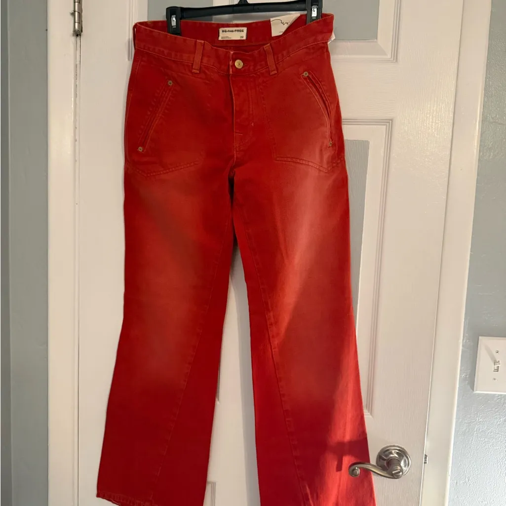 Free People Carnivale Low Rise  Jeans - Image 4