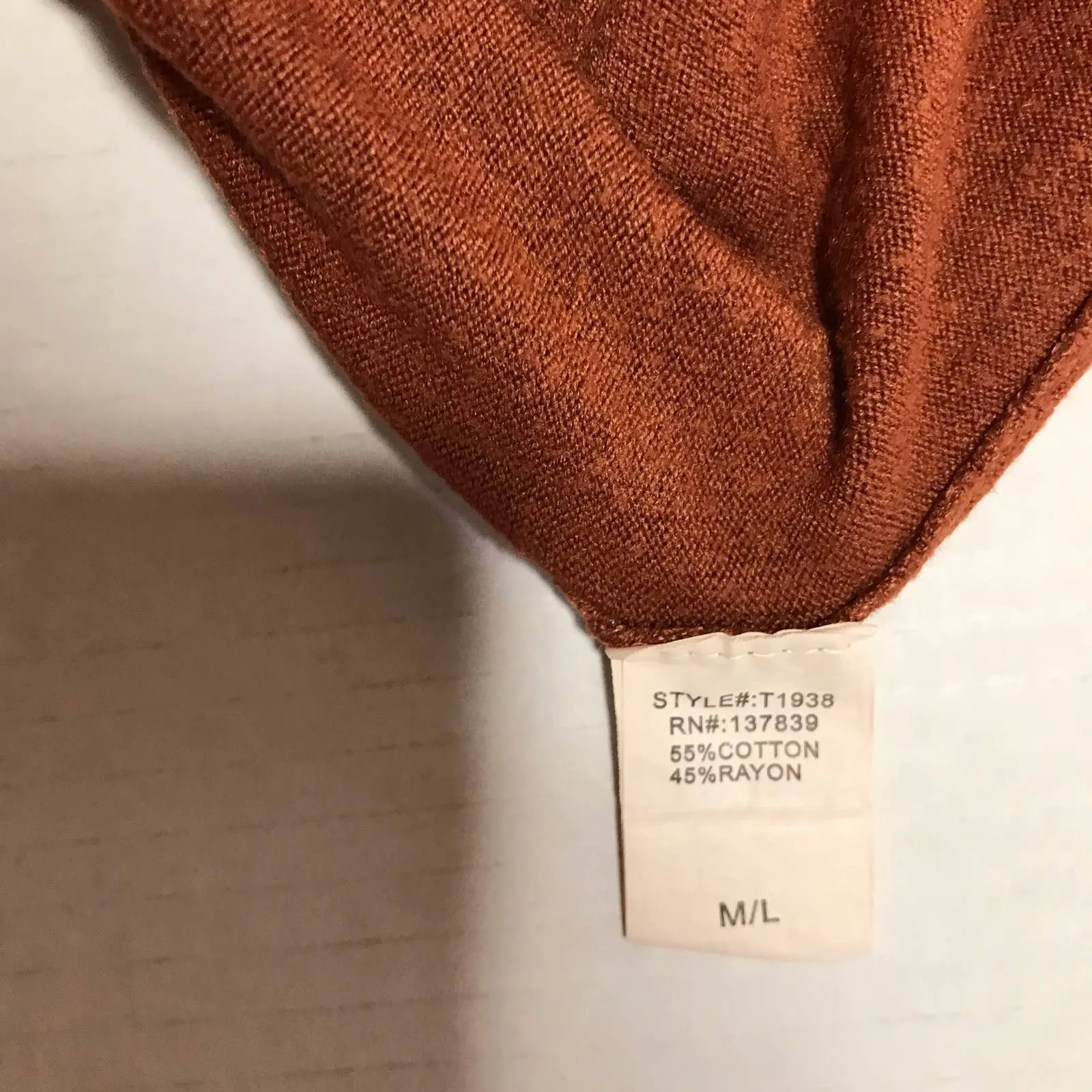 Dreamers Women's M / L‎ Rust Sweater - Image 4