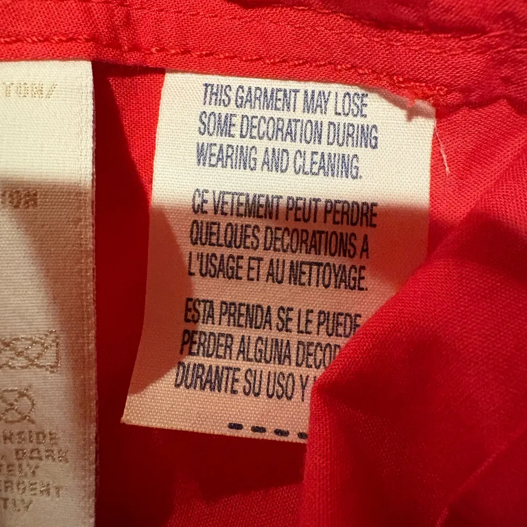 Vintage Tommy Hilfiger knee-length pleated skirt with sequins size 8 - Image 7