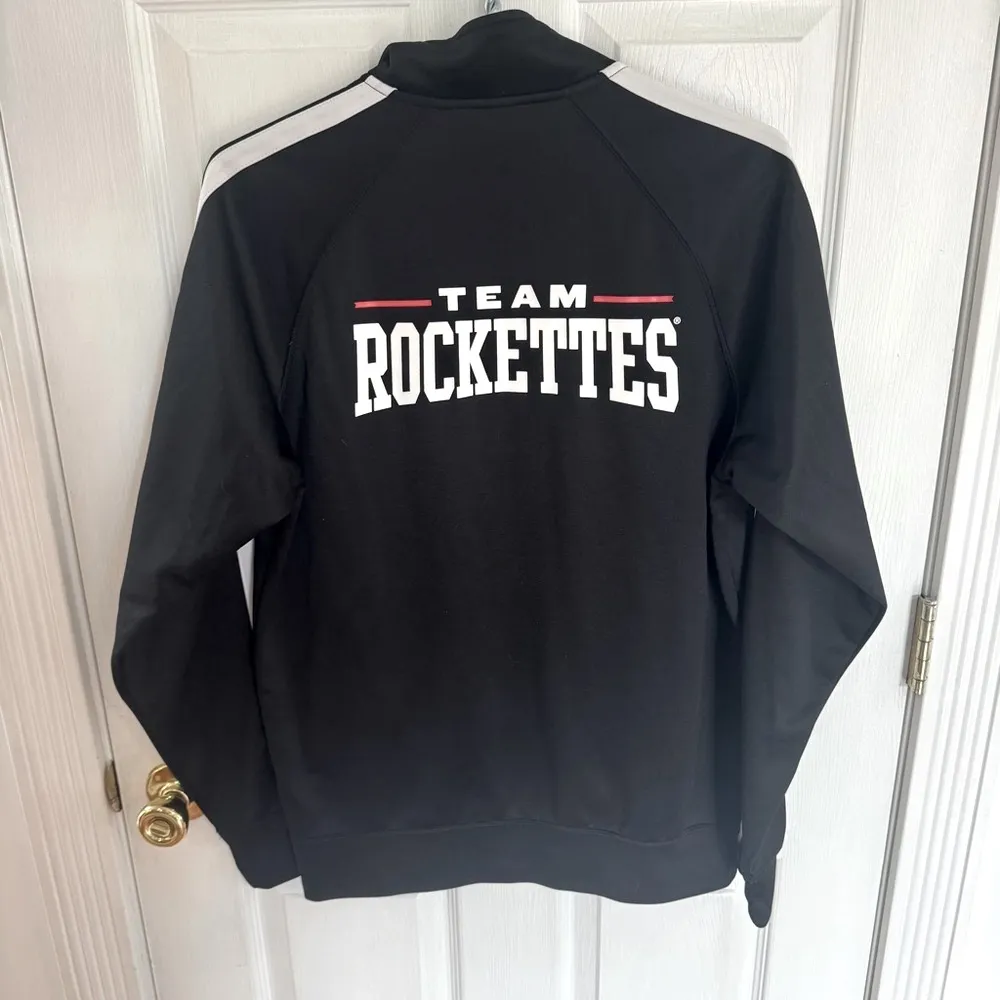 Official Radio City Music Hall Ladies Rockettes Track Jacket MEDIUM Black - Image 3
