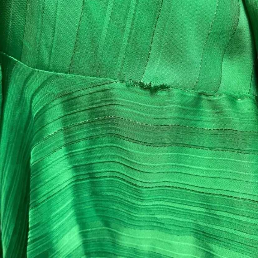 Nordstrom BTFL Vonda Long Sleeve Draped Satin Wrap Dress In Green - Image 9