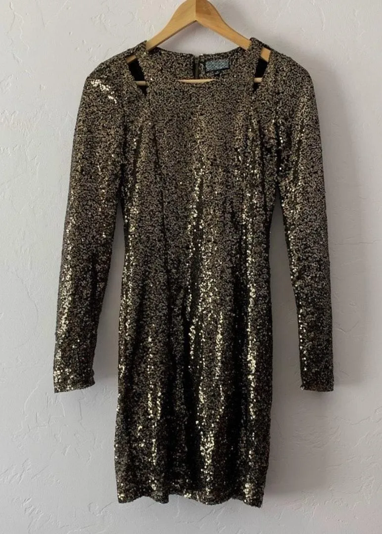 Nasty Gal Golden Hour Sequin Mini Dress - Image 6