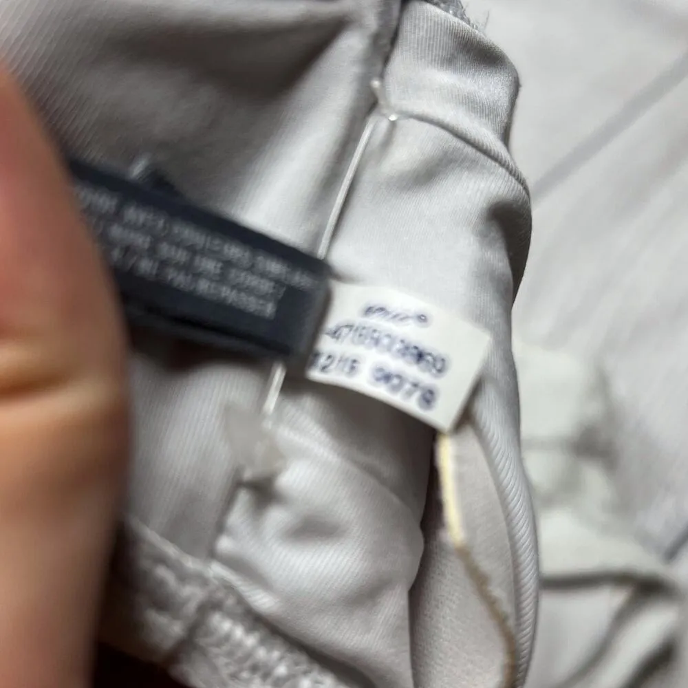 Aerie White Eyelet Lace Floral Bikini Full Set Two Piece Swimwear Size Medium - Image 7