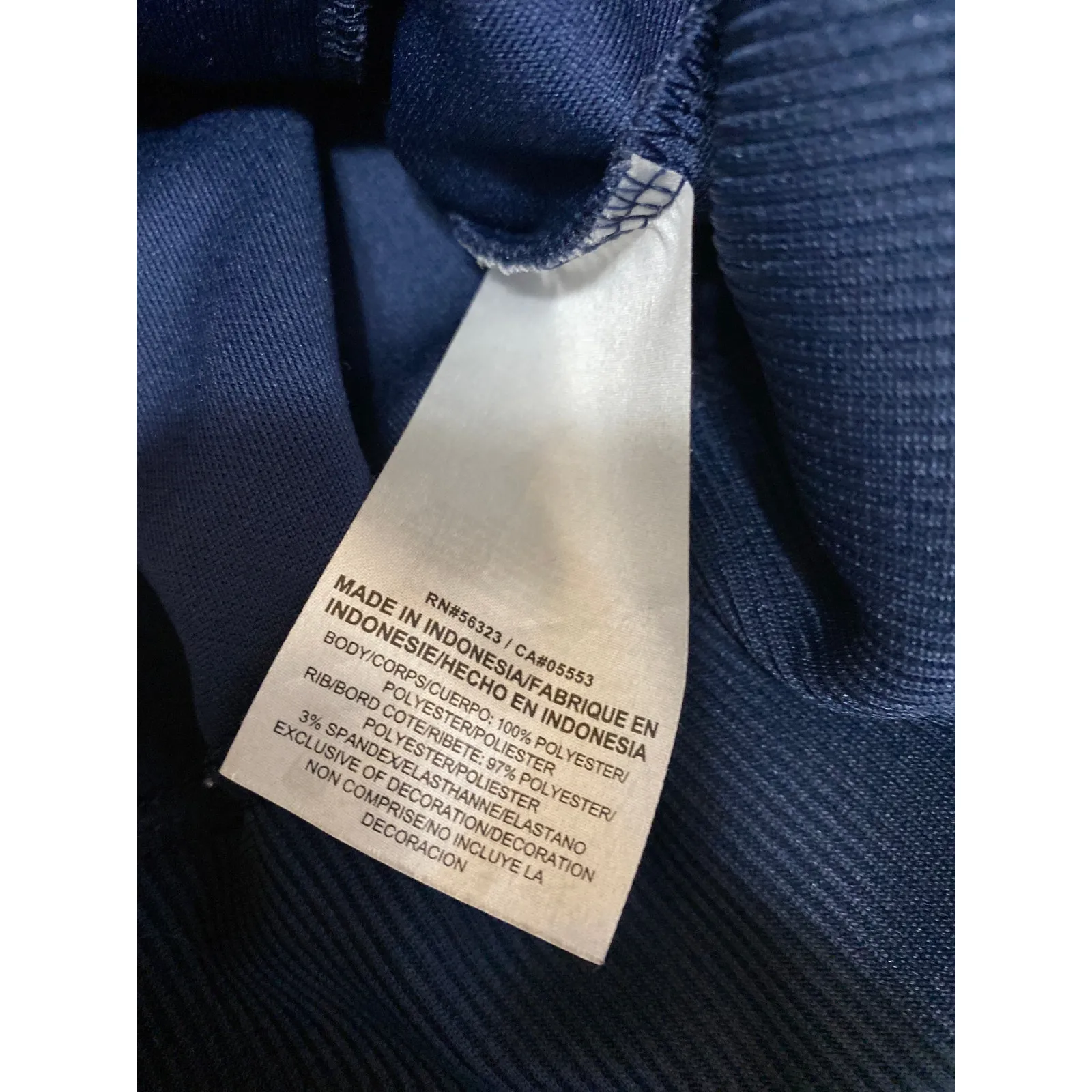 Nike New York Yankees MLB Women's Blue White Colorblock Full Zip Track Jacket M - Image 6