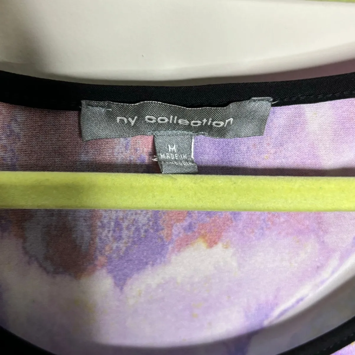 NY Collection Black Floral Maxi Dress Sz M NWT - Image 5