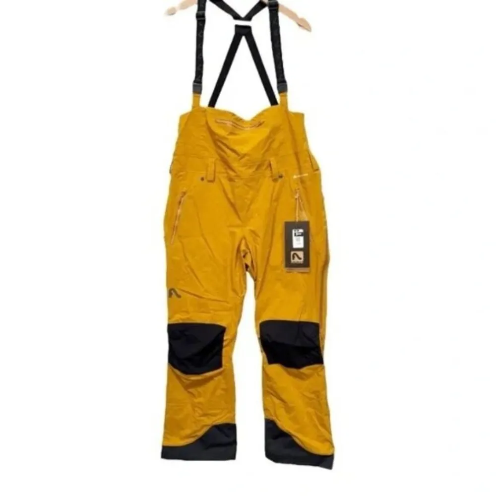 Flylow Siren Bib Snow Ski Pants Size Small NEW Orange - Image 3