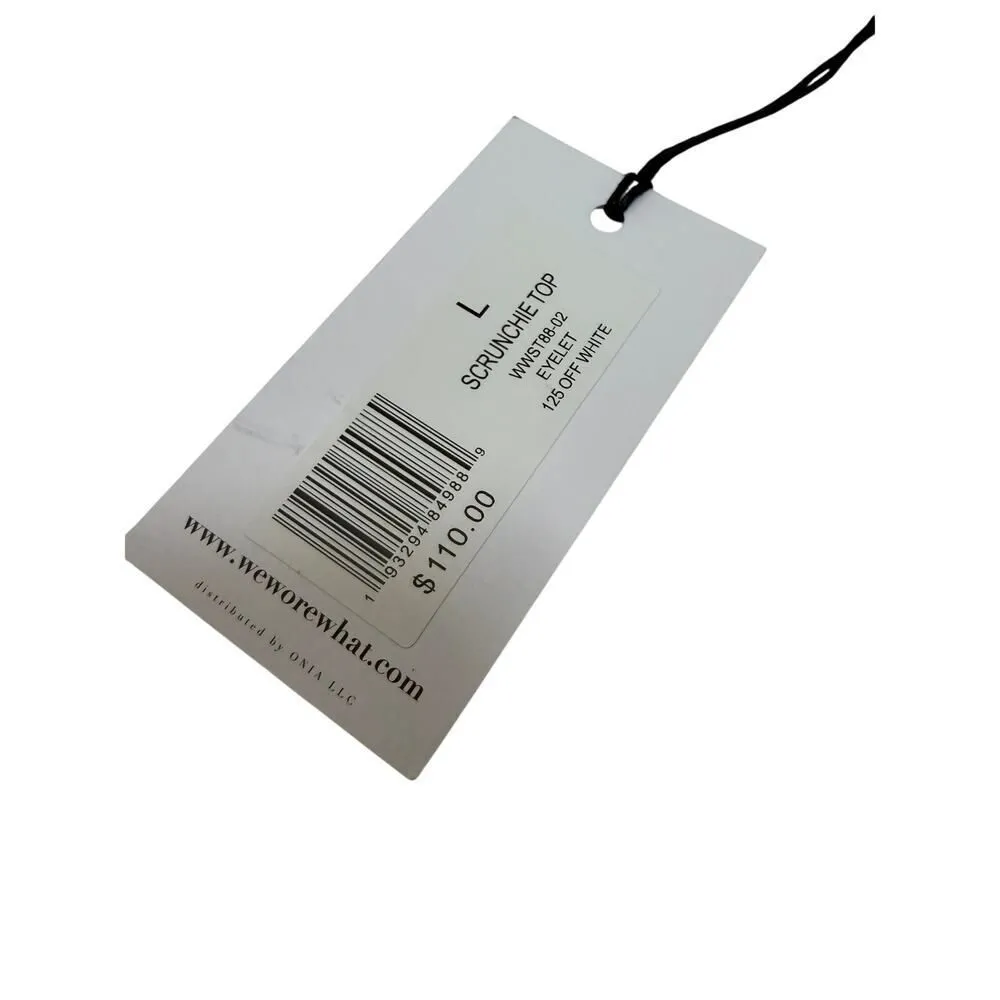 WeWoreWhat Scrunchie Bikini Top NWT Sz. L - Image 7