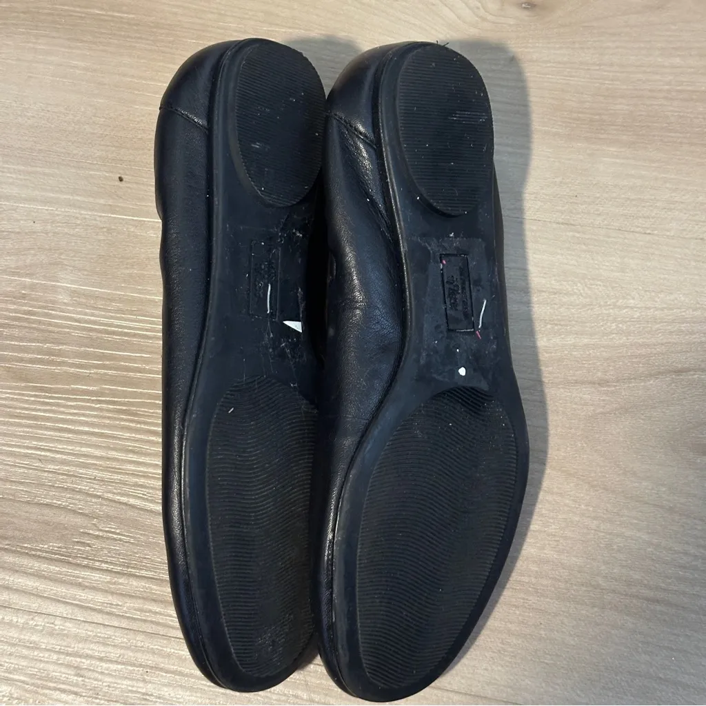 Anne Klein Black iFlex Maleana Ballet  Leather Upper  Flats Size 6.5 - Image 6