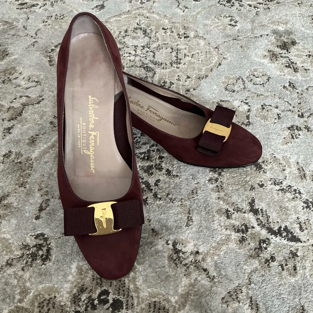 Authentic SALVATORE FERRAGAMO shoes 🌹🌹 - Image 8