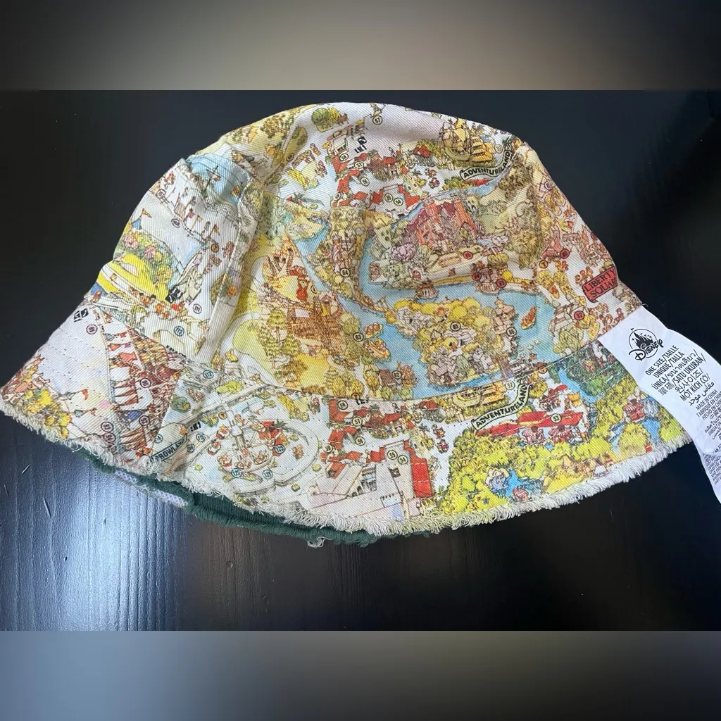 Walt Disney World Vault Adult Bucket Hat 50th Anniversary Park Map - Image 5