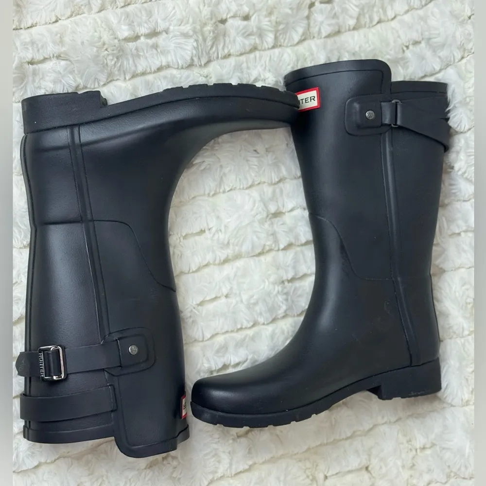 Hunter  Wellington Backstrap Short Rain Boots Size 5 - Image 10