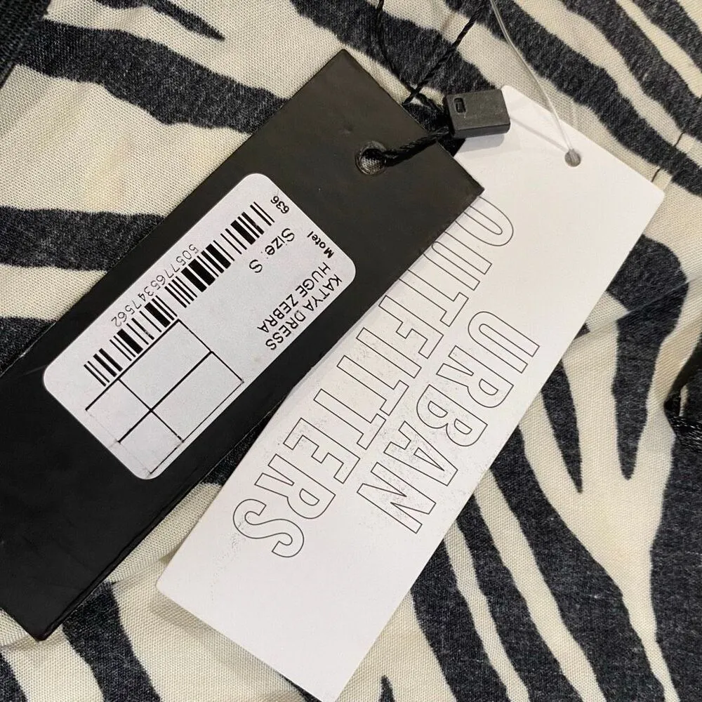 Motel Rocks Zebra Print Slip Dress Size Small NWT Y2K Mini - Image 5