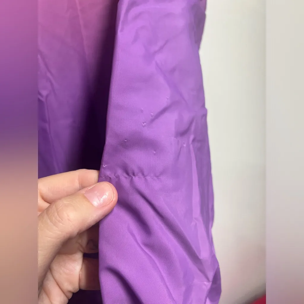Victoria's Secret Pink Jacket Button Up Windbreaker pink purple ombre medium - Image 7