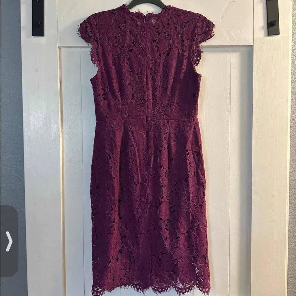 Merokeety Purple Lace Dress - Image 4