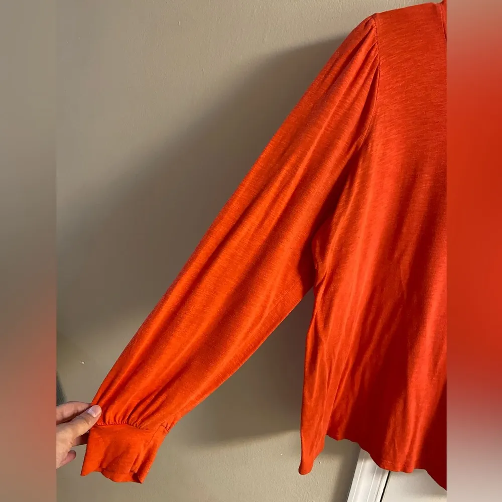 Torrid super soft slub jersey crewneck top orange 2X - Image 4