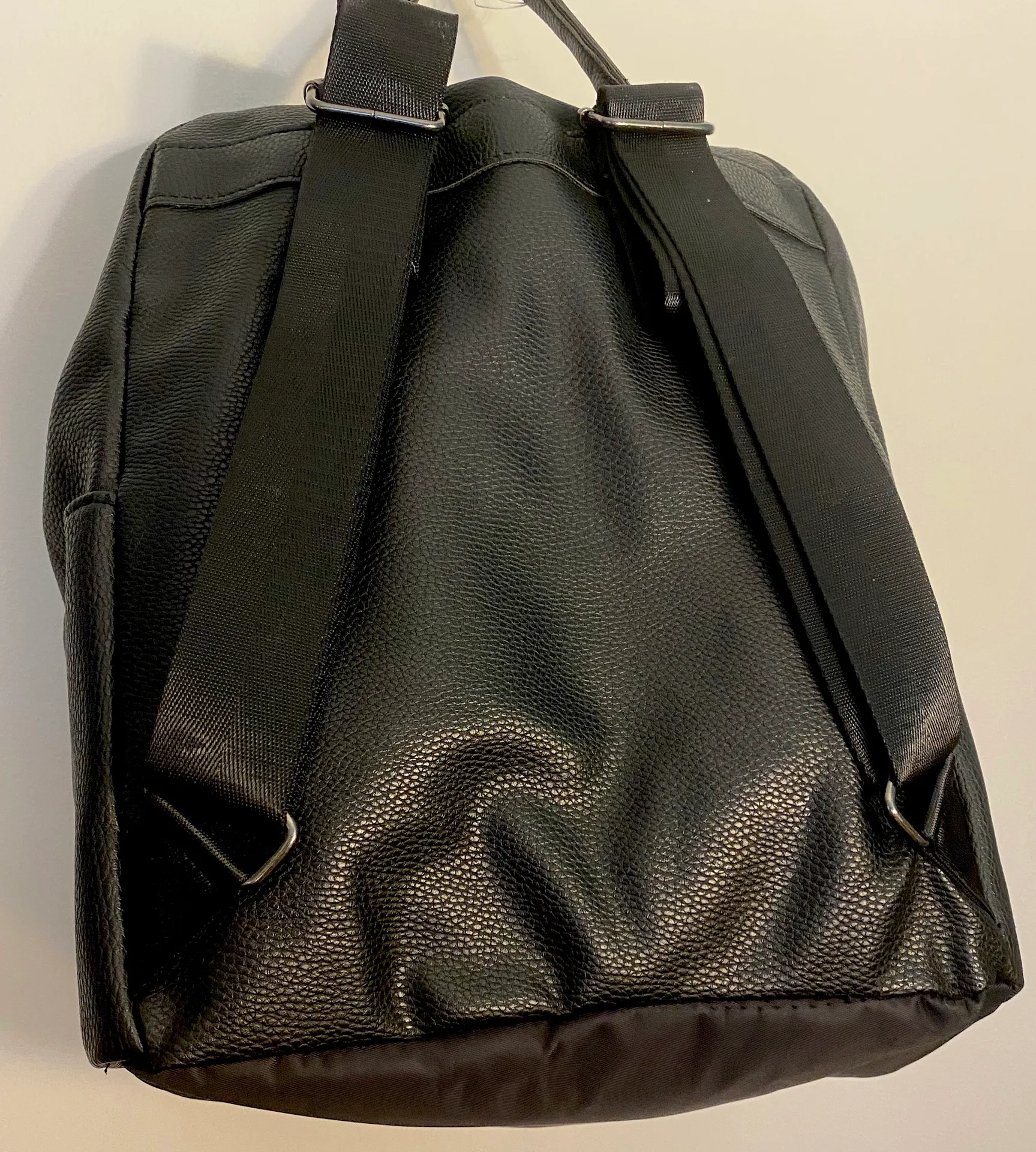 Leather Backpack Black - Image 5