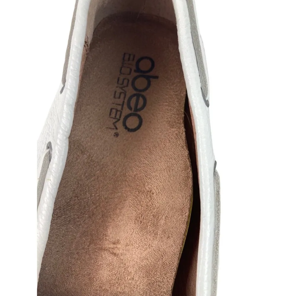ABEO Biosystem Marilee Slip On Loafte Driving Moccasin Women's 9N White Comfort Size 9 - Image 7