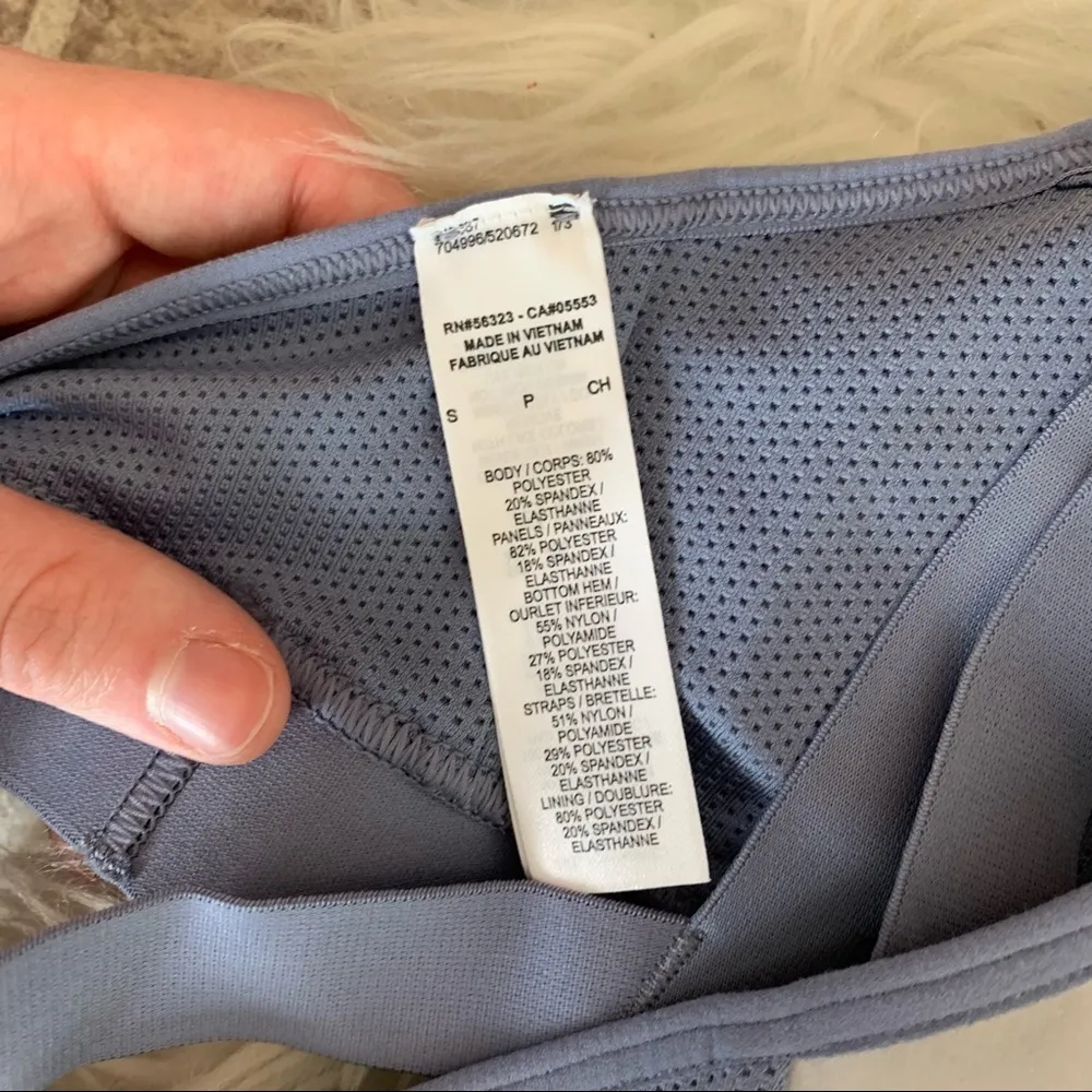 Nike DRI-FIT Padded Sports Bra Reflective/Blue | Gym, Athleisure, Fitness - Image 6