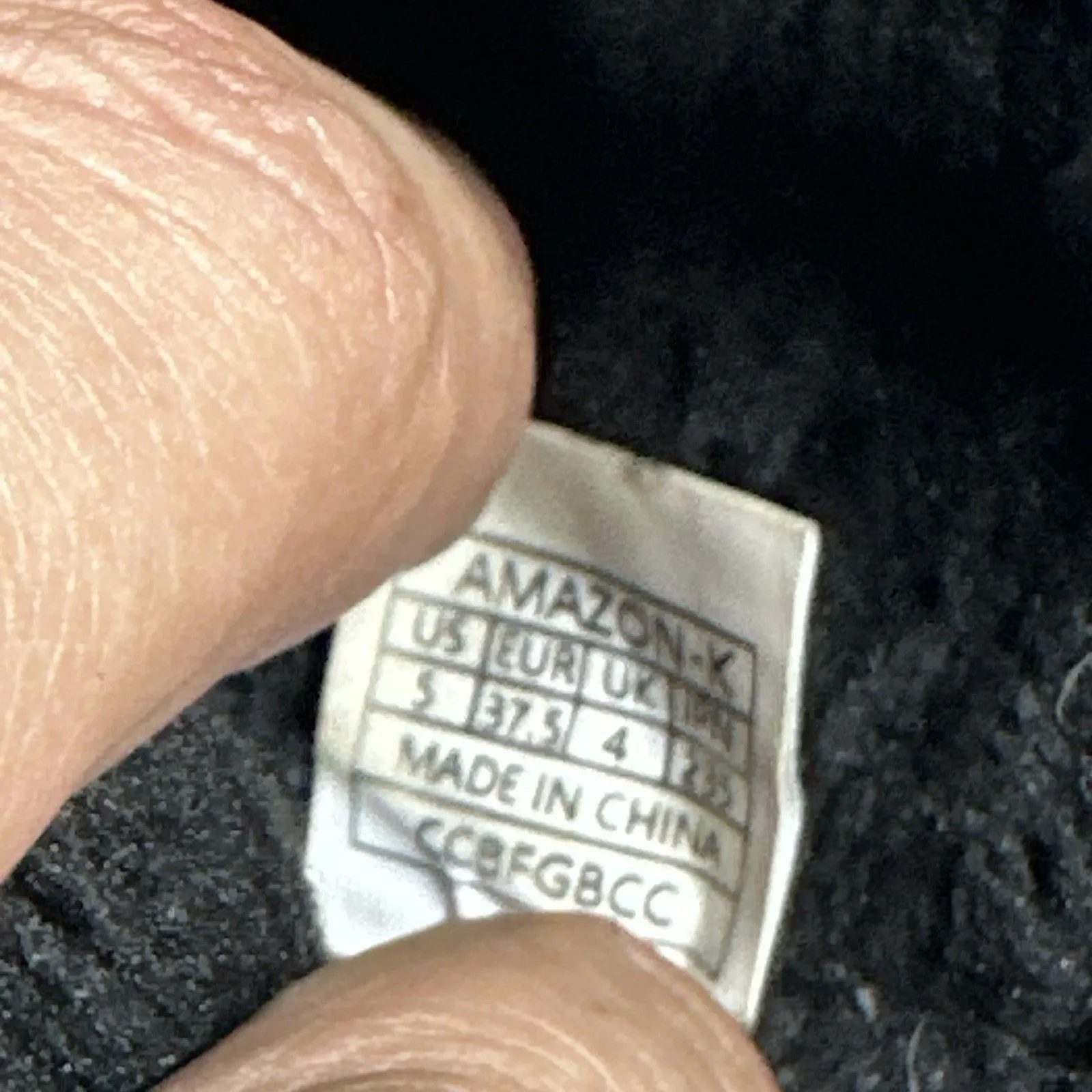 Amazon Essentials Women’s Combat Boots Black Lace Up Ankle Knit Cuff Size 5 - Image 10