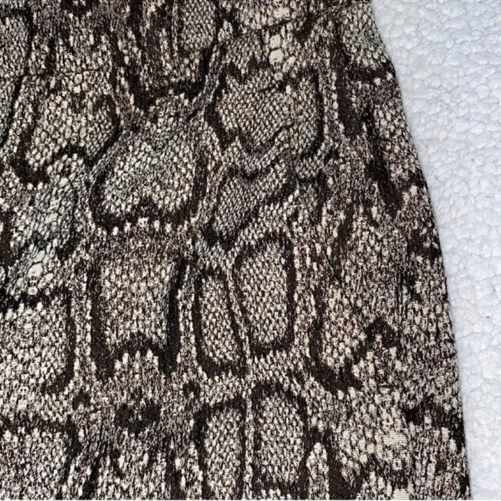 Zara Snake Print Ankle Dress Pants(Size 4) - Image 6