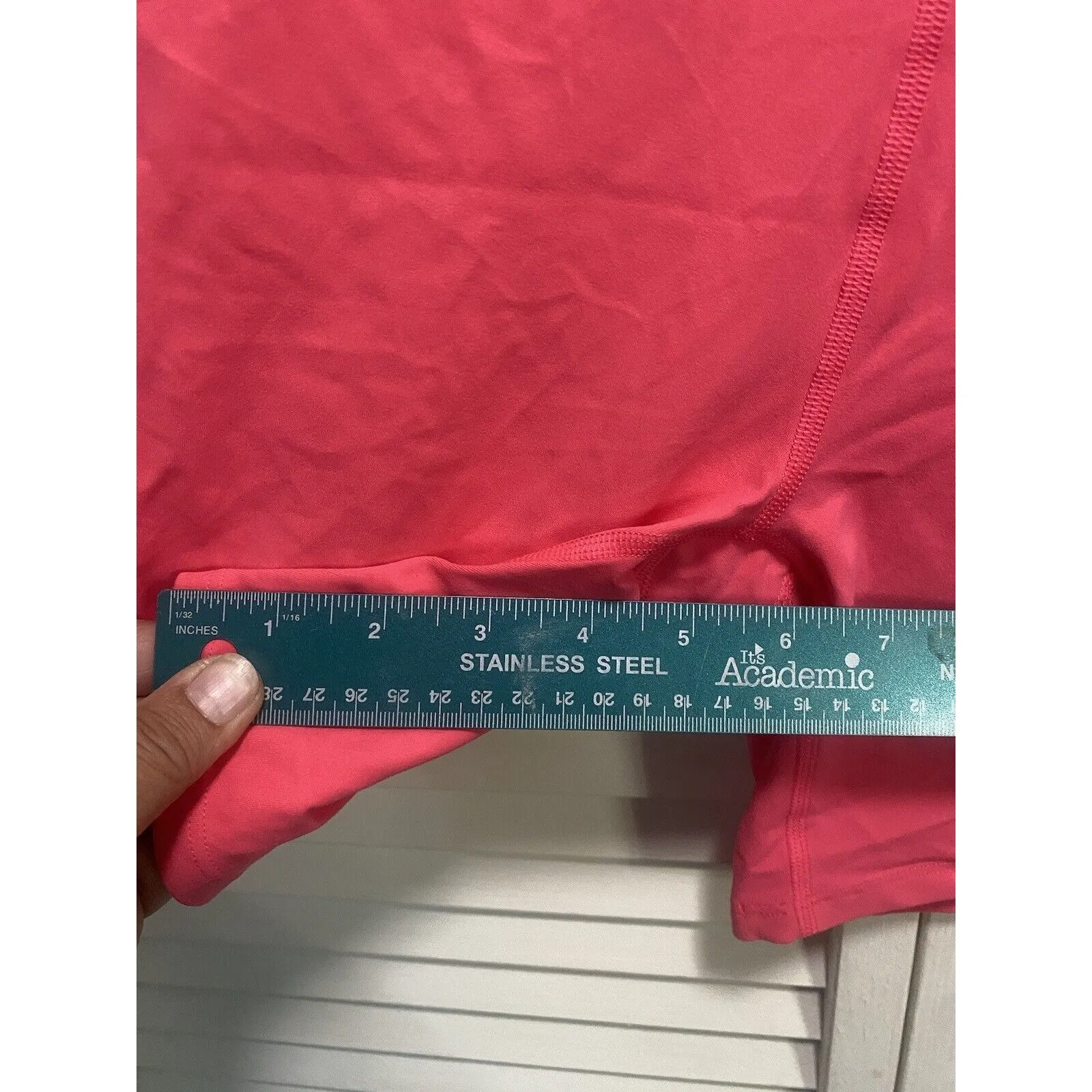 All In Motion Ultra High Rise Bike Short Hot Pink Seamless Sz. M Sports Exercise - Image 3