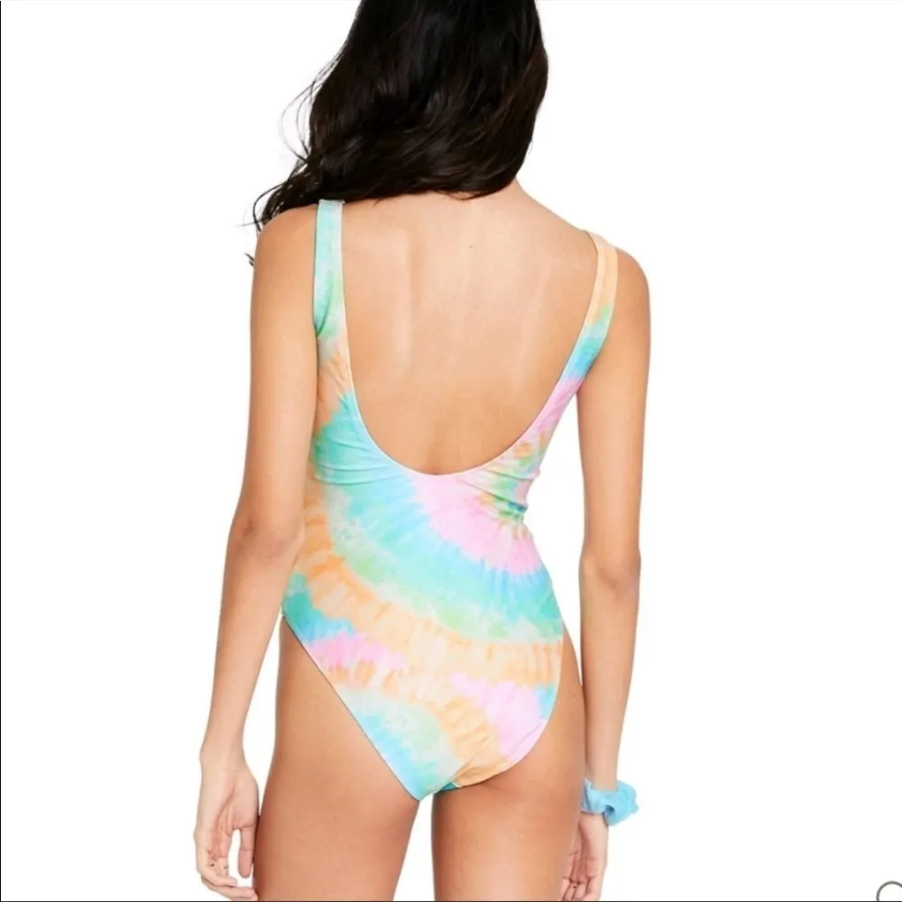 Stoney Clover Lane X Target Multicolor tiedye one piece swimsuit S NWT - Image 3
