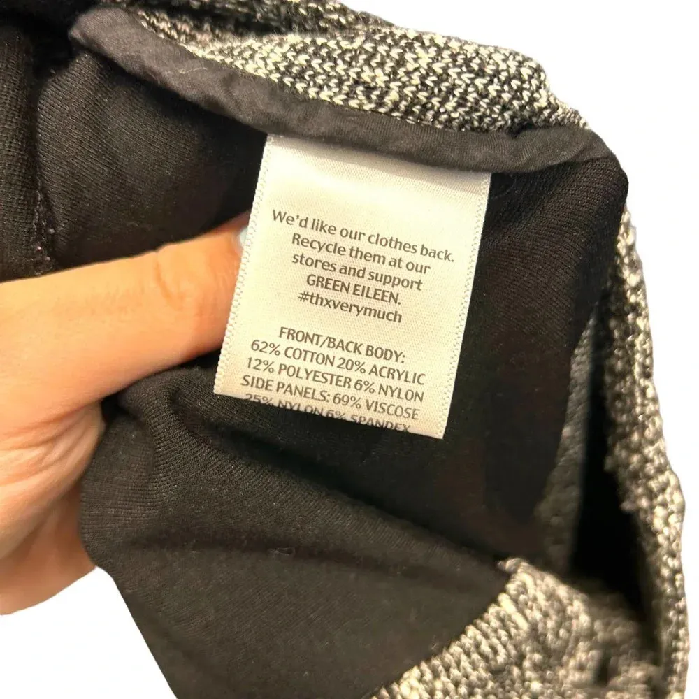 Eileen‎ Fisher Colorblock Ponte Panel Tweed Blazer Jacket Size Small - Image 6