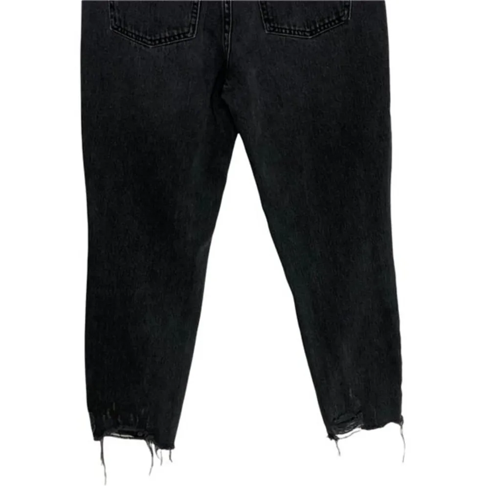 Free People We The Free Blossom Rigid Skinny High Rise Jeans Washed Black sz 27 - Image 7