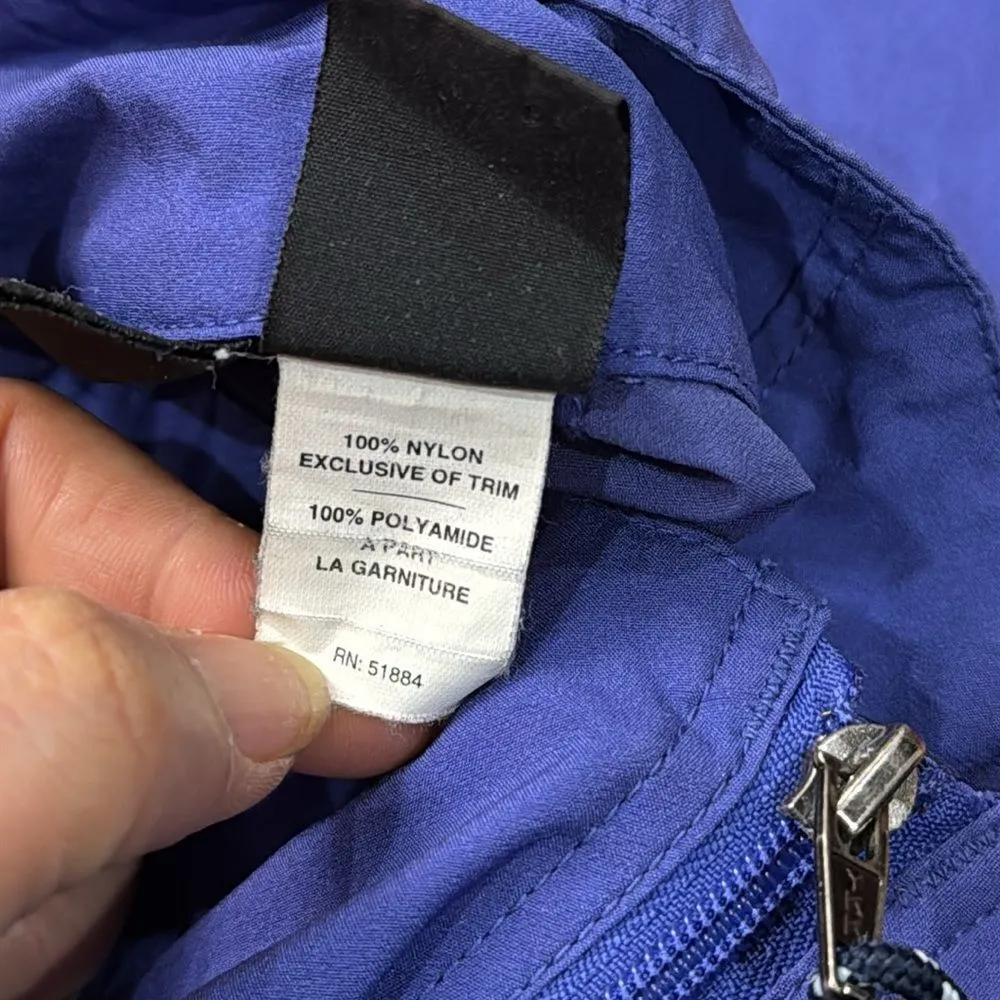 Patagonia Jacket Windbreaker Womens Purple Teal Blue Full Zip Up 24127 size M - Image 9