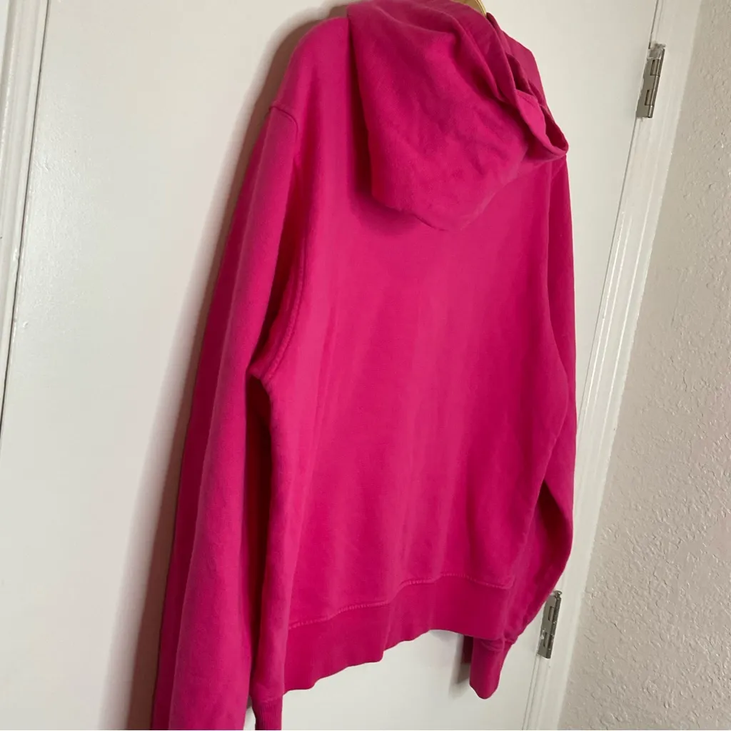 Frankie’s Bikinis Hot Pink Hoodie Size S - Image 3