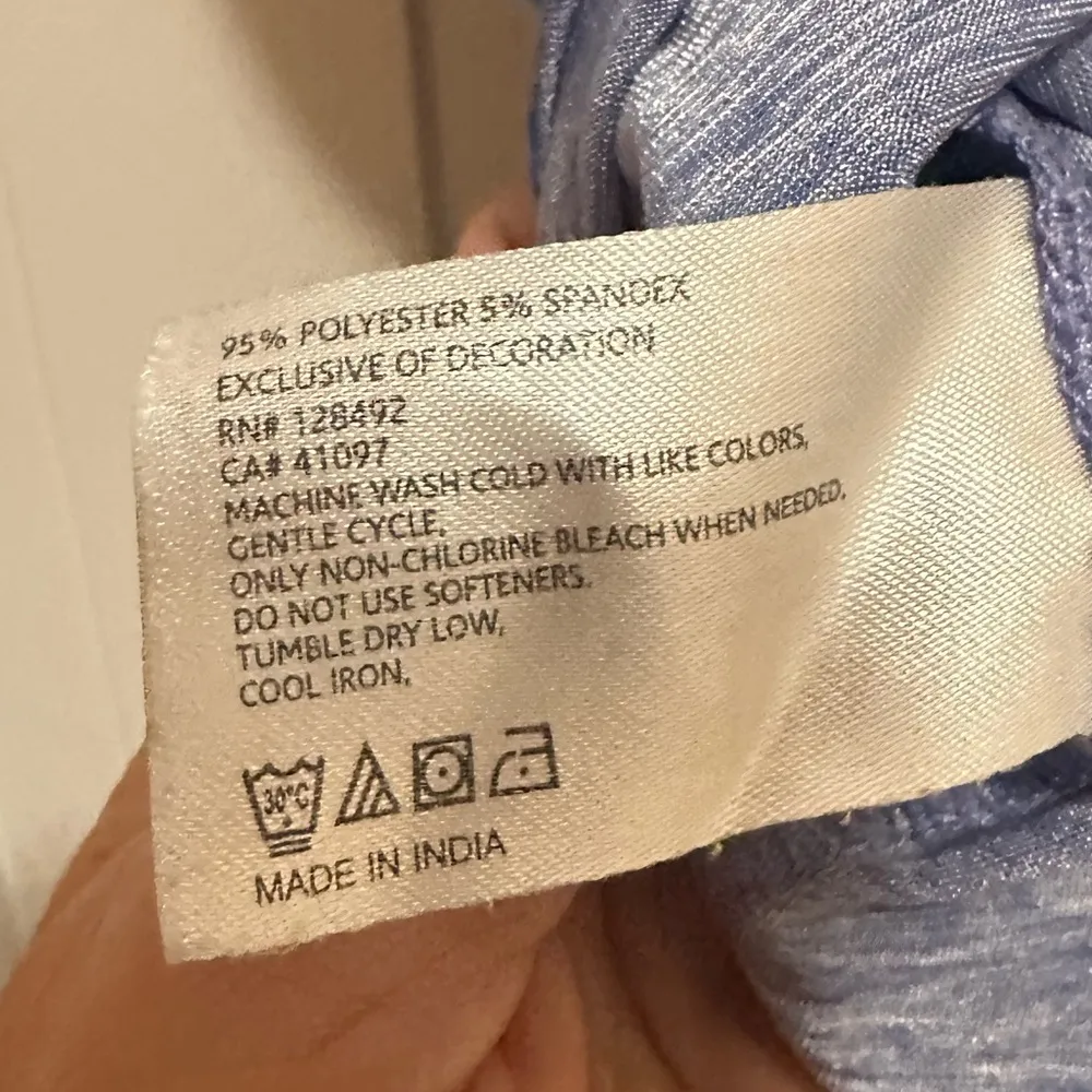 Greg Norman Blue Sleeveless Women's collared golf quarter zip golf top Size L - Image 6