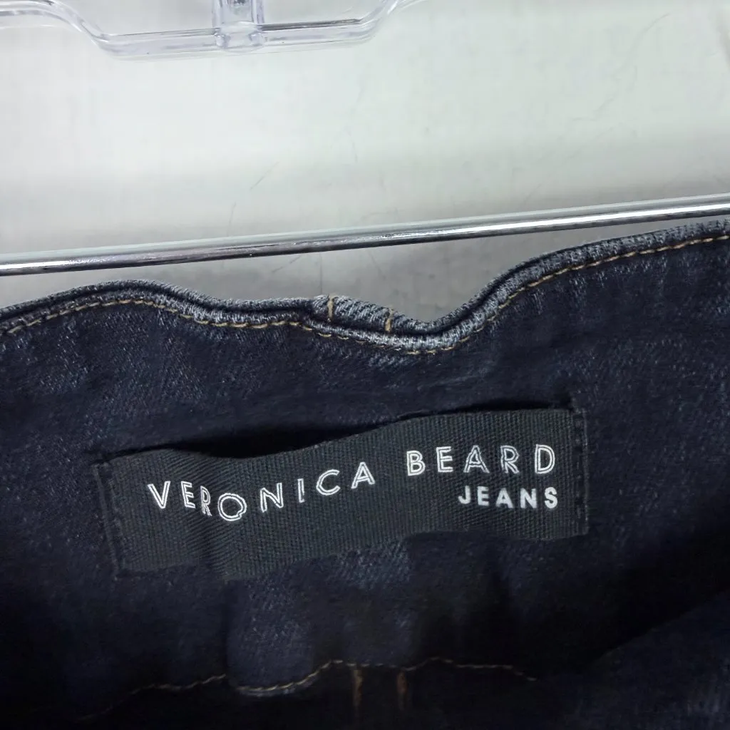 Veronica Beard 12" Corset High Waist Skinny Jeans in Dark Slate Wash Size 27 EUC - Image 7