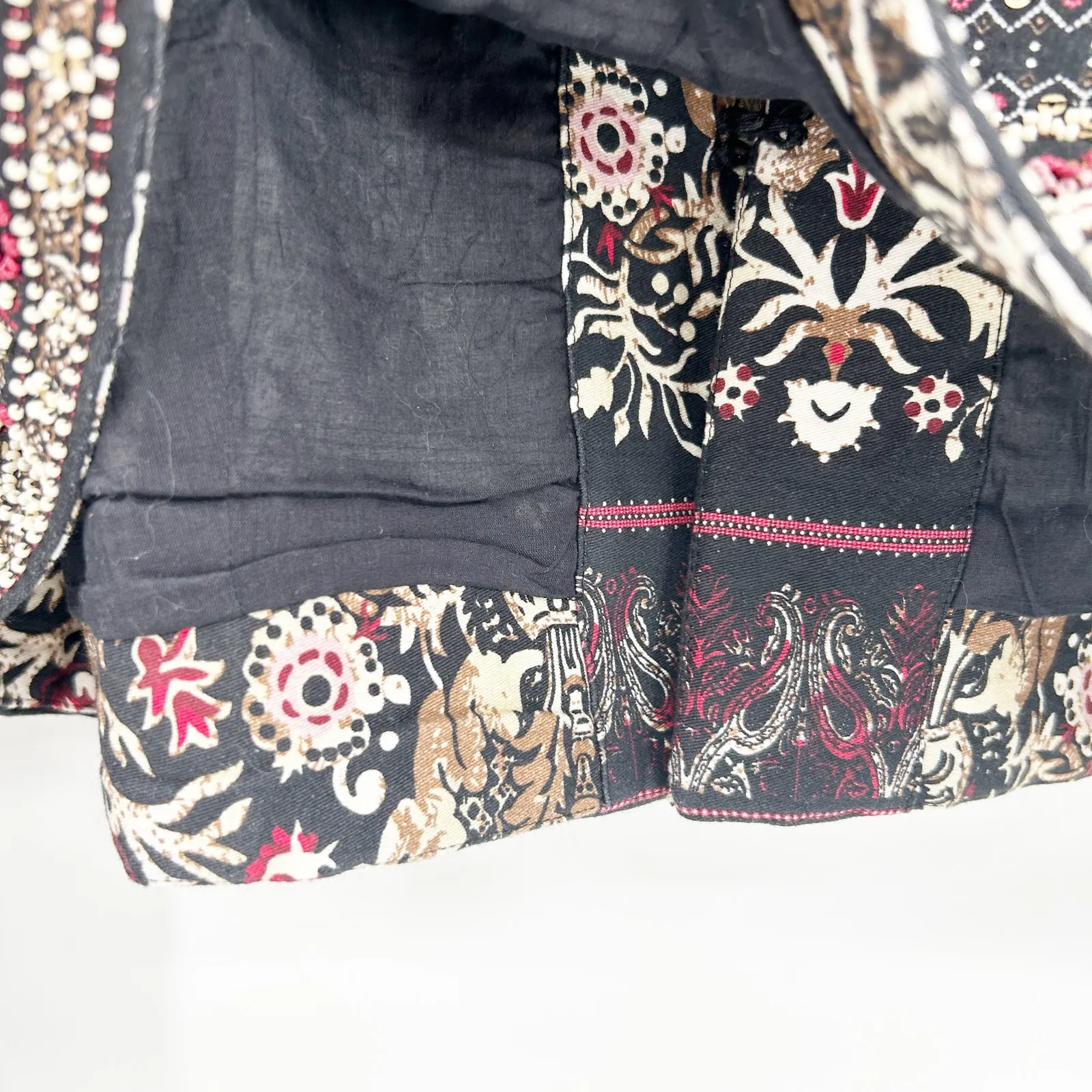 NWT Soft Surroundings Womens Sequin Beaded Mandala Bolero Crop Blazer Jacket 1X - Image 9