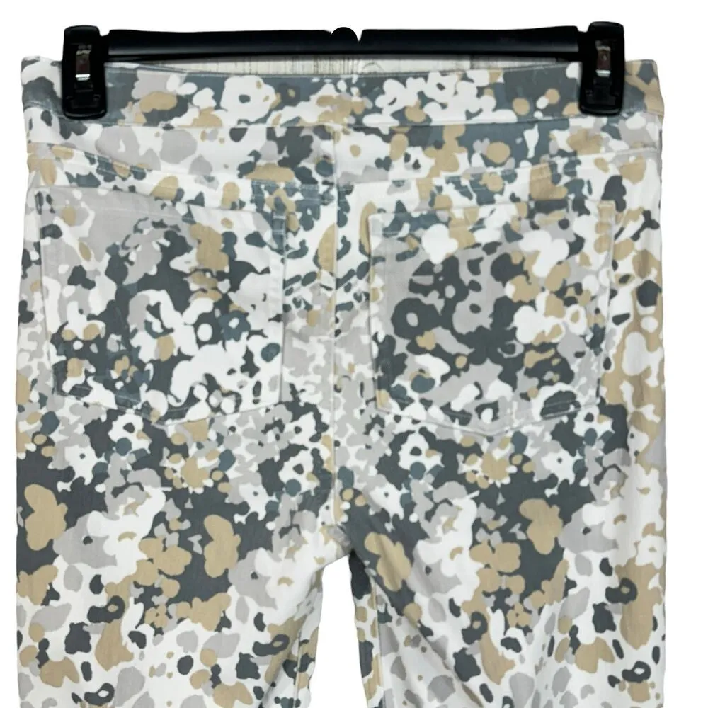 Spanx Large Jean-ish Ankle Leggings Jeans Pull-On Abstract Mid-Rise Stretch - Image 4