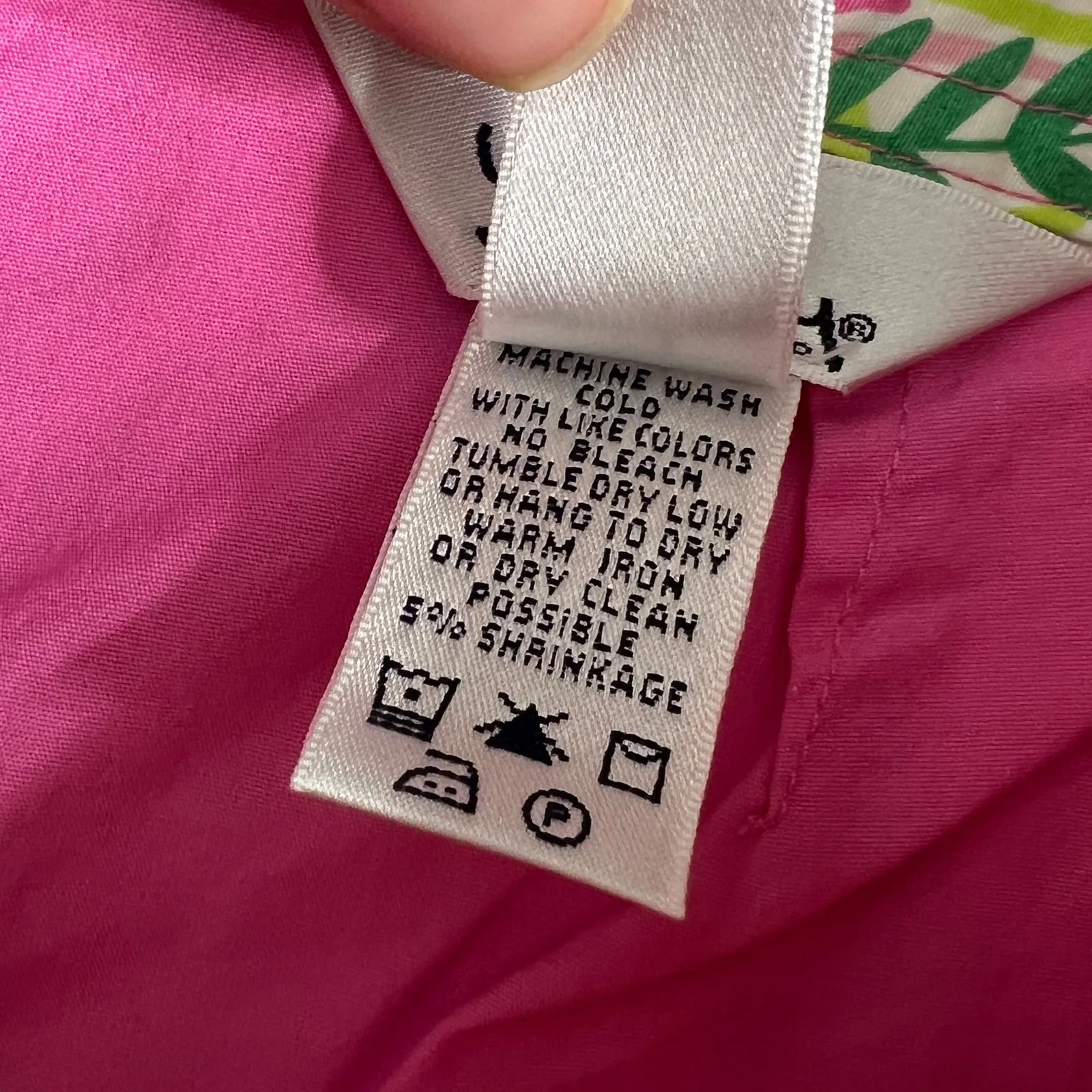 Lilly Pulitzer Millionaires Row Scallop Hem Skirt Skort Size 4 Pink Jungle - Image 4