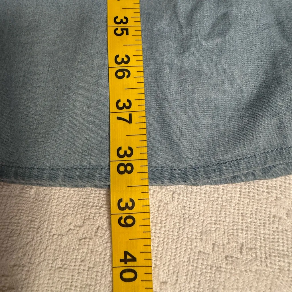 Style & Co. Blue Denim Shirt - Image 6