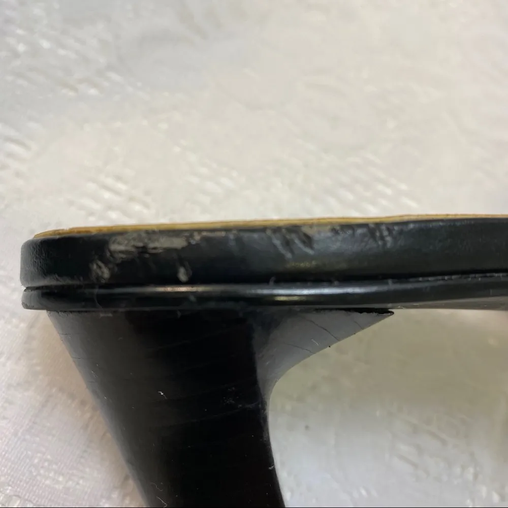 Worthington Black Slip On Double Strap Sandals. - Image 10