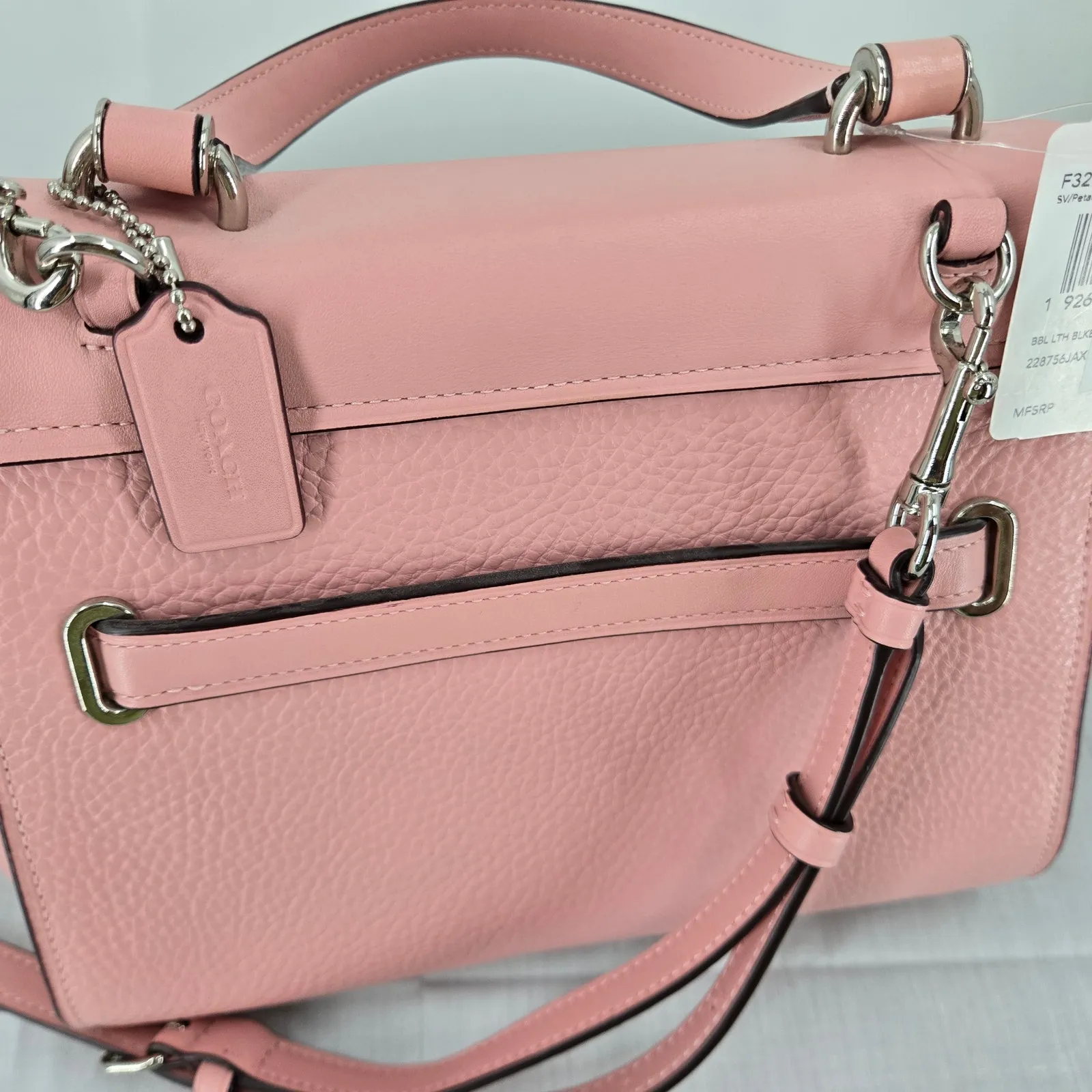 NWT Coach Blake Flap Carryall Crossbody in Petal Pink F32106 - Image 13