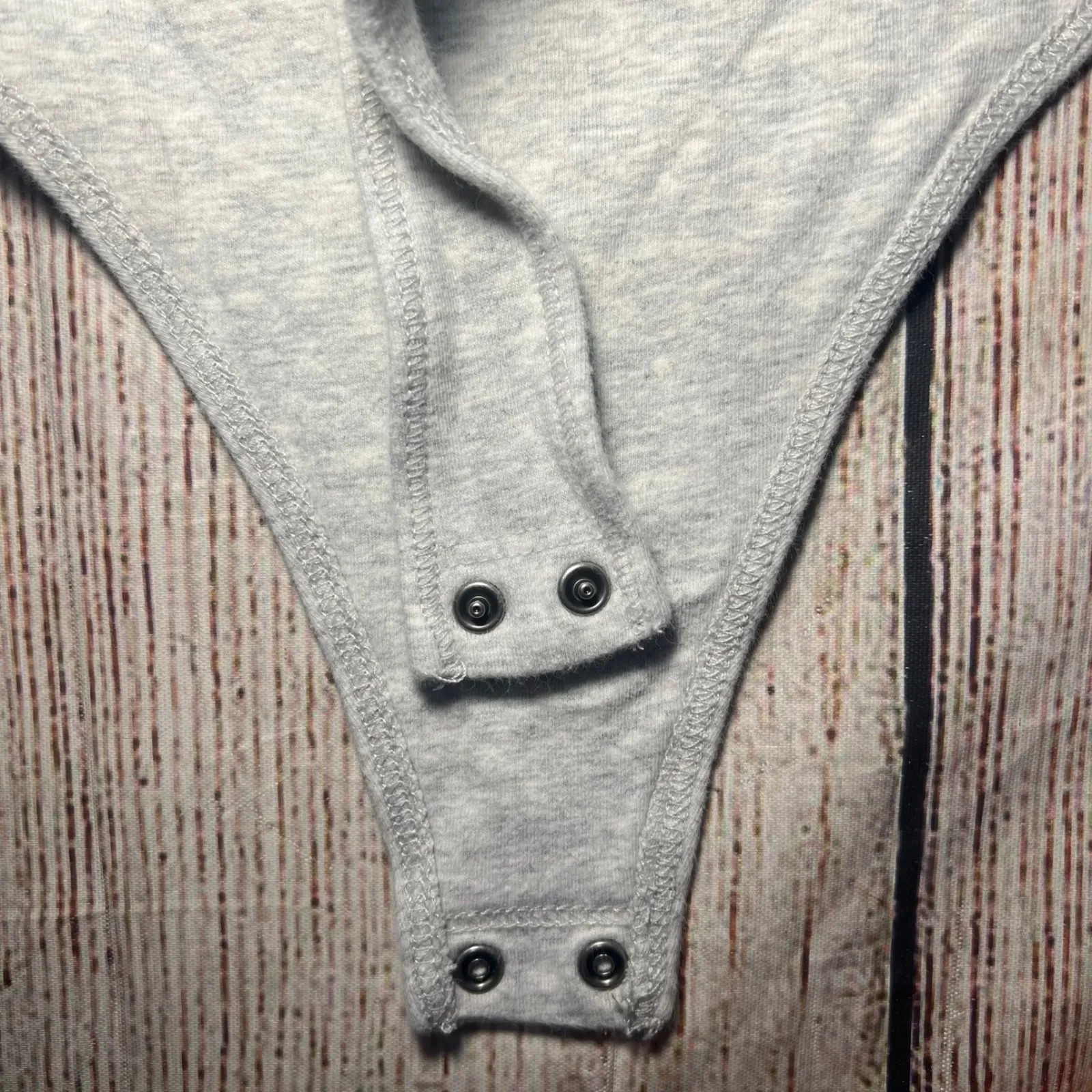 Abercrombie & Fitch Soft A & F Collection Gray Bodysuit Tank Womens XXL Casual - Image 8