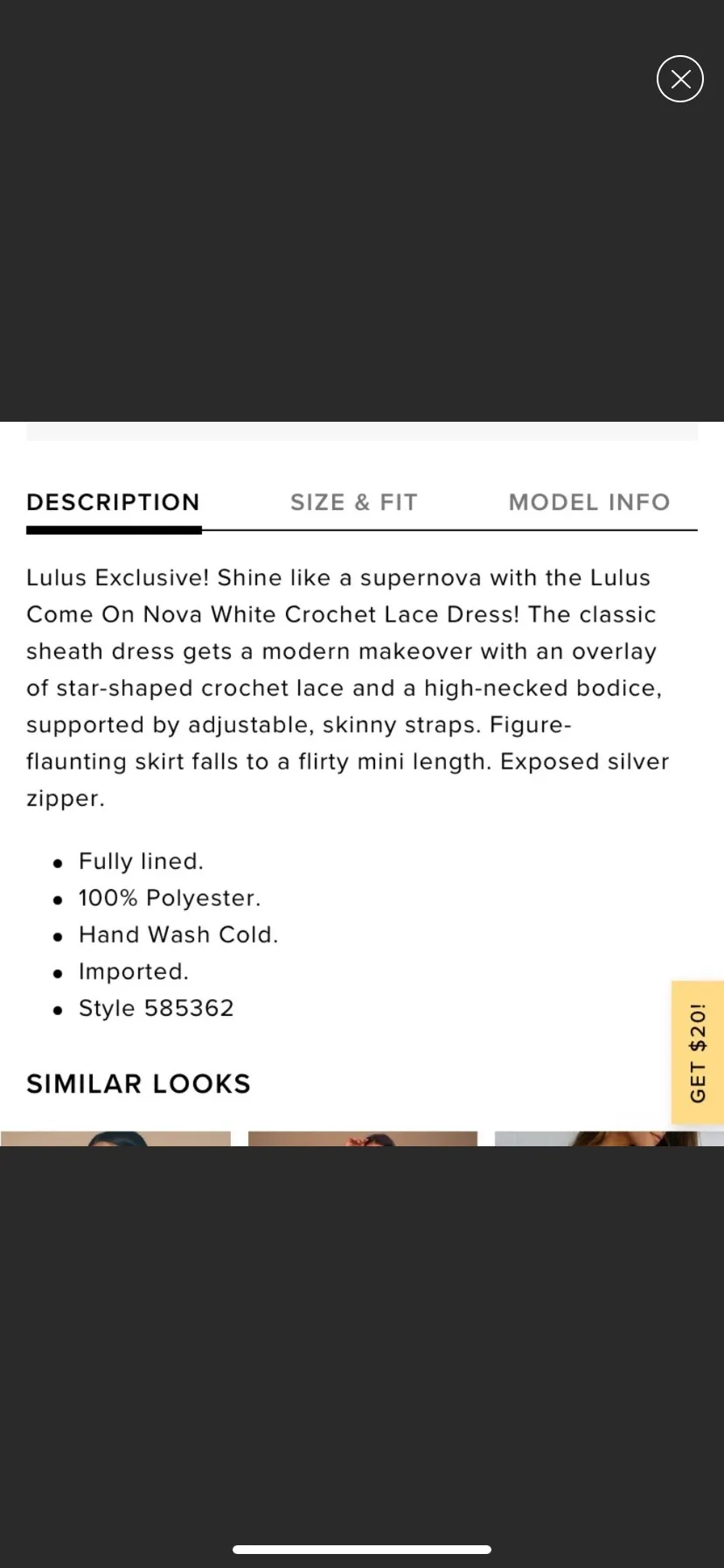 White  Lace Dress - Image 11