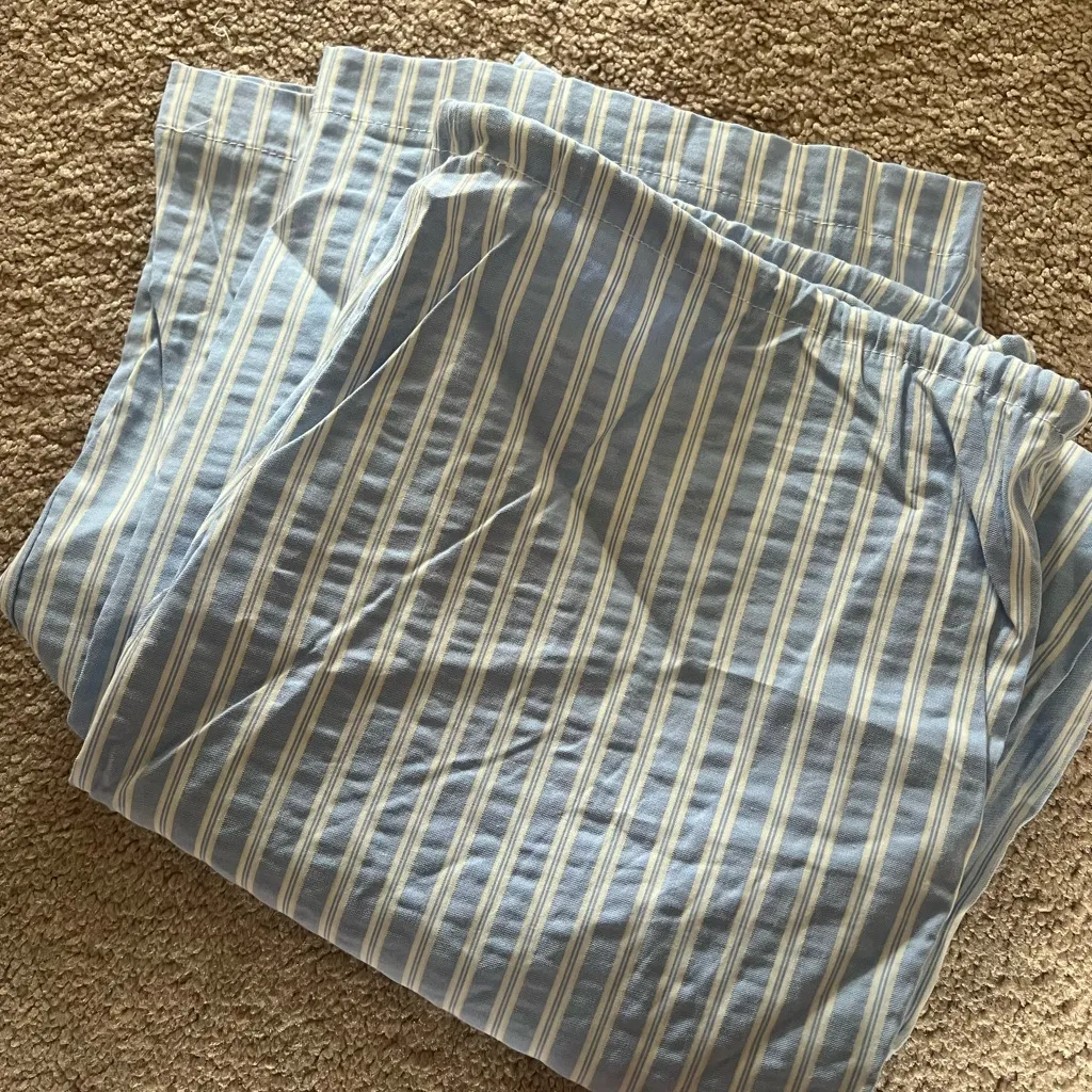 RSQ Women's Light Blue Striped Pajama Pants - Image 3